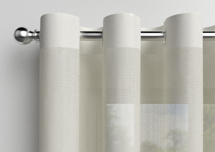 Pavia Voile, White Primrose - Made to Measure Curtains - Image 12